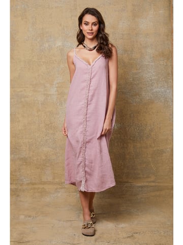 Joséfine Leinenkleid "Louisa" in Rosa