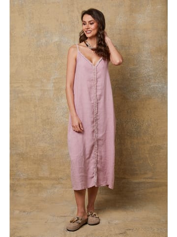 Joséfine Leinenkleid "Louisa" in Rosa