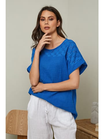 Fleur de Lin Shirt "Elymis" in Blau