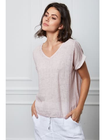 Fleur de Lin Leinen-Shirt "Fabius" in Rosa