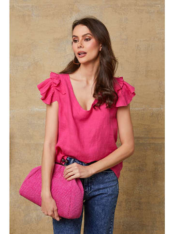 Joséfine Linnen shirt "Quiriem" roze