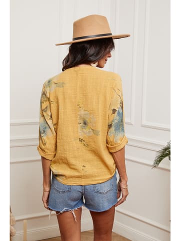Fleur de Lin Bluse "Johnson" in Gelb