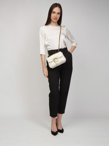 Pinko Leren schoudertas wit - (B)21 x (H)15 x (D)10 cm