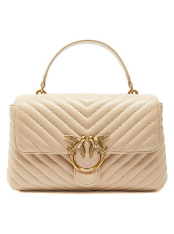 Pinko Leder-Umhängetasche in Sand - (B)26 x (H)17 x (T)8 cm