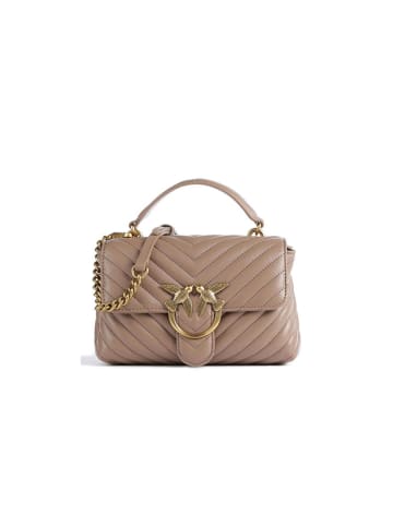 Pinko Leren schoudertas beige - (B)23 x (H)16 x (D)7 cm
