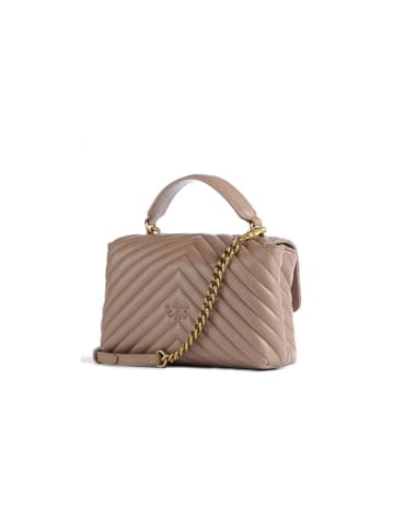 Pinko Leren schoudertas beige - (B)23 x (H)16 x (D)7 cm