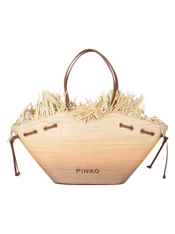 Pinko Shopper in Beige - (B)60 x (H)51 x (T)13 cm