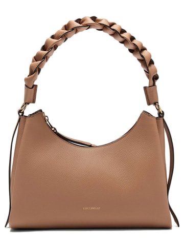 COCCINELLE Leren handtas camel - (B)30 x (H)16 cm