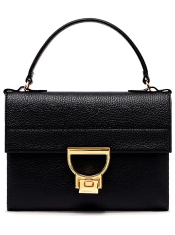 COCCINELLE Skórzana torebka w kolorze czarnym - 22 x 15 x 2 cm