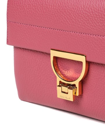 COCCINELLE Leder-Henkeltasche in Pink - (B)21 x (H)15 x (T)2 cm