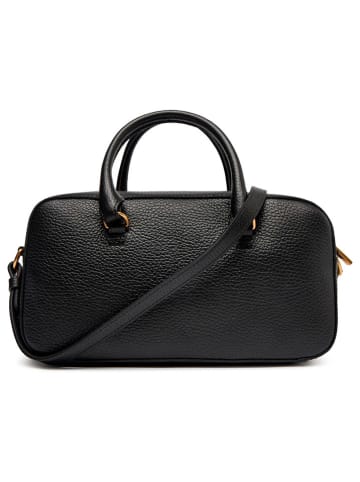 COCCINELLE Leder-Henkeltasche in Schwarz - (B)27 x (H)15 x (T)9 cm