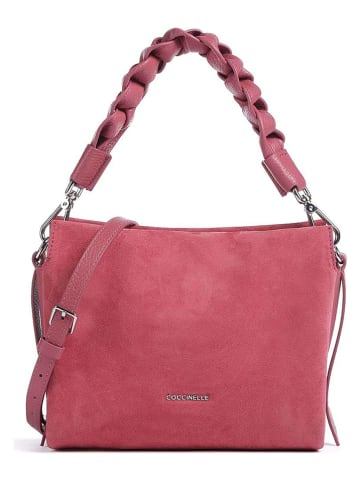 COCCINELLE Skórzana torebka w kolorze czerwonym - 23 x 18 x 10 cm