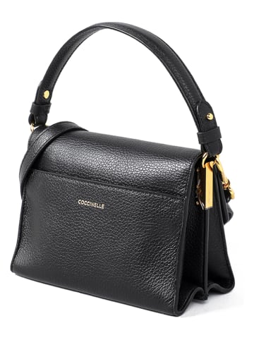 COCCINELLE Leren handtas zwart - (B)19 x (L)14 cm