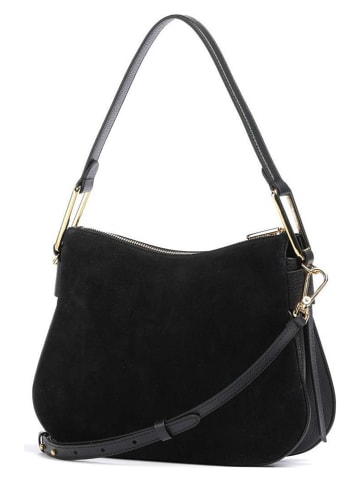 COCCINELLE Leder-Schultertasche in Schwarz - (B)30 x (H)21 x (T)9 cm