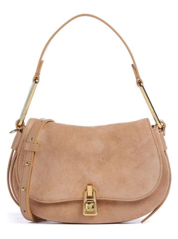 COCCINELLE Skórzana torebka w kolorze jasnobrązowym - 22 x 14 x 4 cm