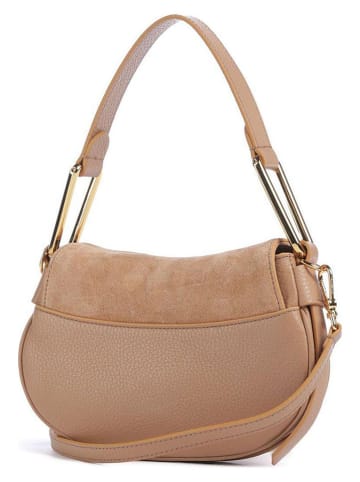 COCCINELLE Skórzana torebka w kolorze jasnobrązowym - 22 x 14 x 4 cm