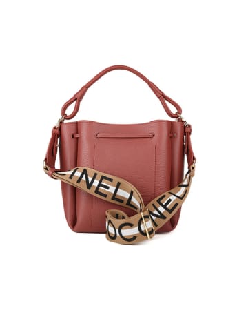 COCCINELLE Leder-Henkeltasche in Rot - (B)20 x (H)22 x (T)14 cm