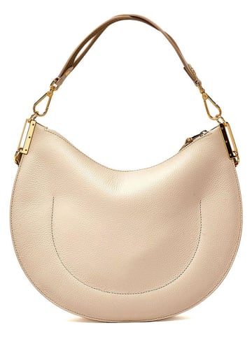 COCCINELLE Leren schoudertas crème - (B)38 x (H)26 x (D)5 cm