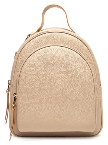 COCCINELLE Leder-Rucksack in Beige - (B)24 x (H)30 x (T)11 cm