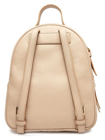 COCCINELLE Leren rugzak beige - (B)24 x (H)30 x (D)11 cm