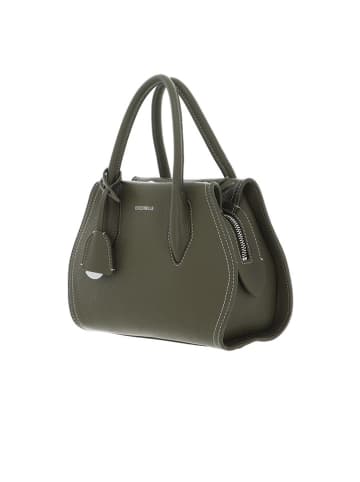 COCCINELLE Skórzana torebka w kolorze khaki - 26 x 16 x 10 cm