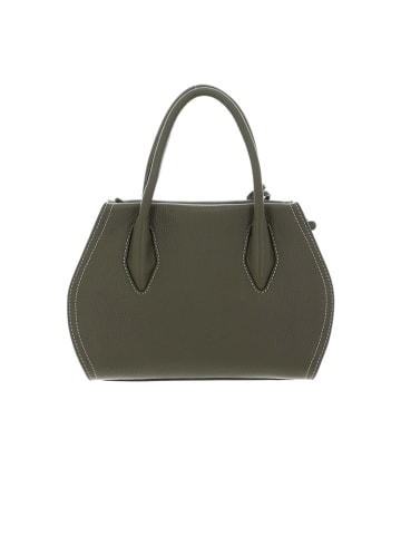 COCCINELLE Skórzana torebka w kolorze khaki - 26 x 16 x 10 cm