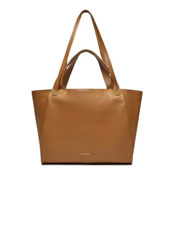 COCCINELLE Skórzana torebka w kolorze jasnobrązowym - 35 x 29 x 19 cm