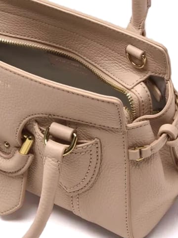 COCCINELLE Leren handtas beige - (B)24 x (H)17 x (D)12 cm