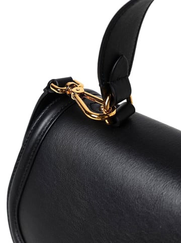 COCCINELLE Leder-Henkeltasche in Schwarz - (B)24 x (H)20 x (T)8 cm