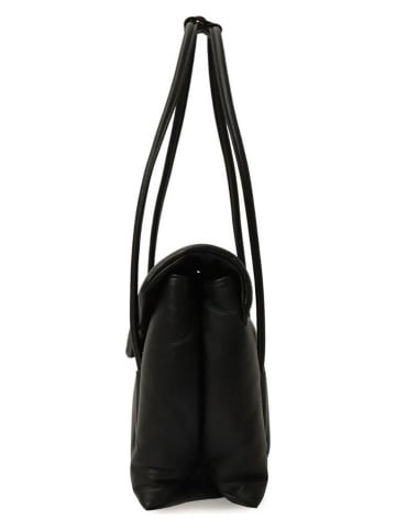 COCCINELLE Leren schoudertas zwart - (B)37 x (H)22,5 x (D)17 cm