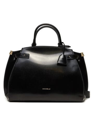 COCCINELLE Skórzana torebka w kolorze czarnym - 36 x 28 x 18 cm