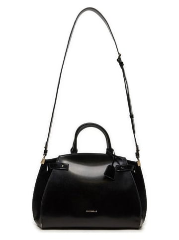 COCCINELLE Skórzana torebka w kolorze czarnym - 36 x 28 x 18 cm