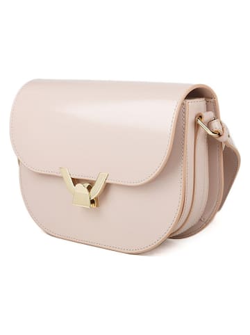 COCCINELLE Leren schoudertas beige - (B)22 x (H)18 x (D)6 cm