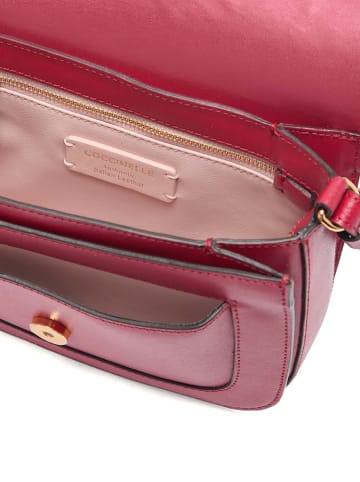 COCCINELLE Leder-Umhängetasche in Rot - (B)21 x (H)17 x (T)6 cm
