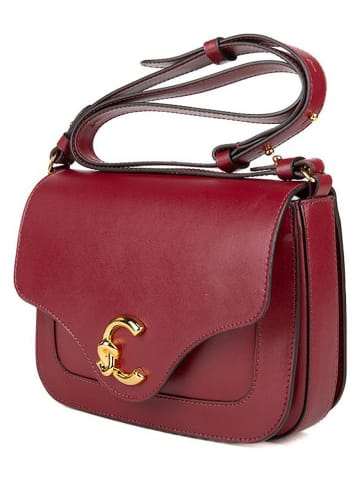 COCCINELLE Leren schoudertas rood - (B)21 x (H)17 x (D)6 cm