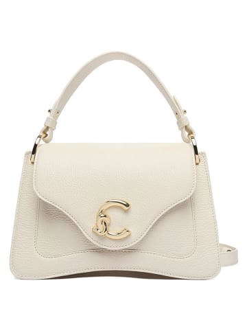 COCCINELLE Leren handtas crème - (B)30 x (H)18 x (D)9 cm