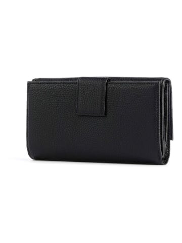 COCCINELLE Leren portemonnee zwart - (B)19 x (H)10 cm