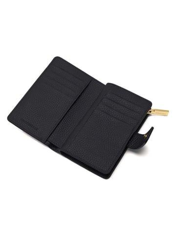 COCCINELLE Skórzany portfel w kolorze czarnym - 13 x 9 cm