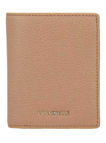 COCCINELLE Leder-Geldbörse in Beige - (B)12,5 x (H)10 cm