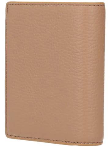 COCCINELLE Skórzany portfel w kolorze beżowym - 12,5 x 10 cm