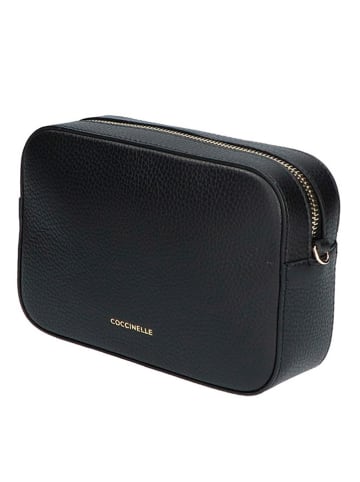 COCCINELLE Skórzana torebka w kolorze czarnym - 19 x 13 x 6 cm