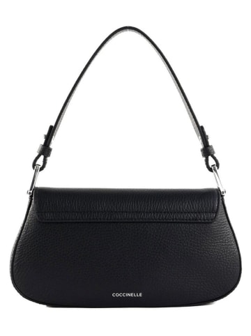 COCCINELLE Skórzana torebka w kolorze czarnym - 23 x 12 x 4 cm