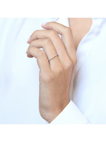 DIAMOND & CO Weißgold-Ring "Simply you" mit Diamanten