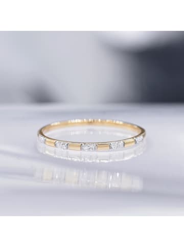 DIAMOND & CO Gold-Ring "Apollonia" mit Diamanten