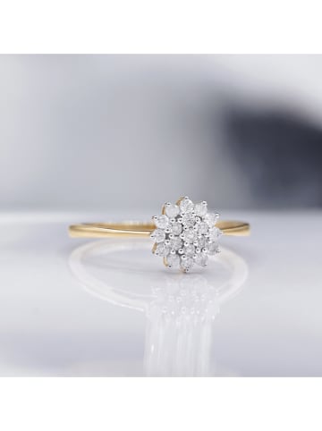 DIAMOND & CO Gouden ring "Rabia" met diamanten
