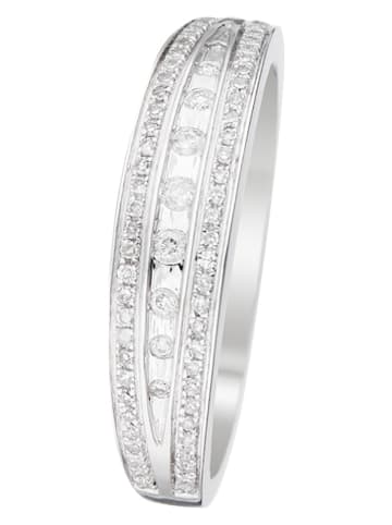 DIAMOND & CO Weißgold-Ring "Ces moments Ã  nous" mit Diamanten