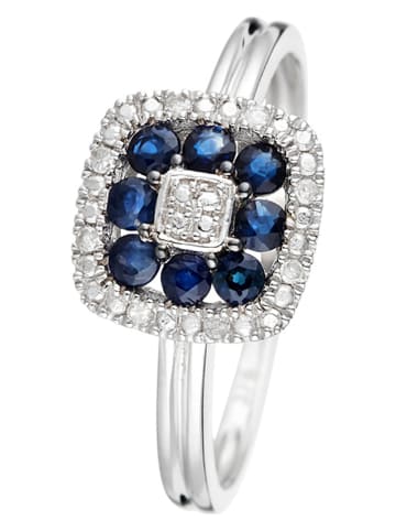 DIAMOND & CO Weißgold-Ring "Volga" mit Diamanten