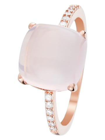 DIAMOND & CO Złoty pierścionek "Rose Dragée" z diamentami