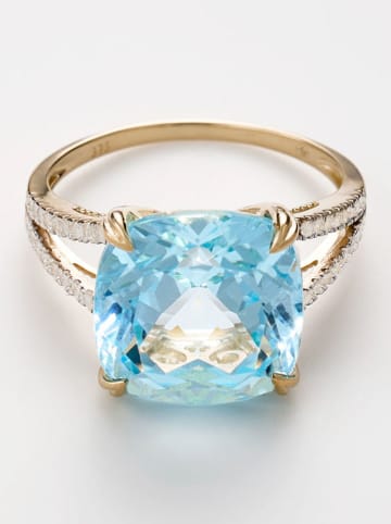 DIAMOND & CO Gold-Ring "Pink Fiction" mit Diamanten