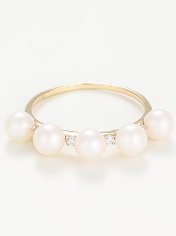 DIAMOND & CO Złoty pierścionek z diamentami